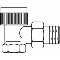 Термостатический вентиль Oventrop серии „A“ Ду 15, PN 10, угловой (арт. 1181004)