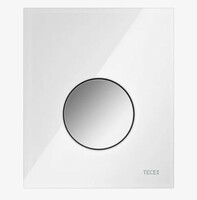 9820179 TECE Панель TECEloop Urinal, стекло, белая, кл. хром гл.