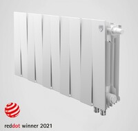 Радиатор биметаллический Royal Thermo PianoForte 300 VD Bianco Traffico (нижнее подключение)