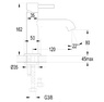 Смеситель для раковины Omnires Y Y1210NGL, золотой