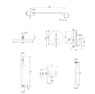 Душевая система скрытого монтажа OMNIRES Y SYSY18BLGL (черный/золото)