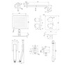 Термостатическая душевая система скрытого монтажа OMNIRES PARMA SYSPM11CR (хром)