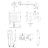 Душевая система скрытого монтажа OMNIRES BARETTI SYSBA10BL (черный матовый (BLM)