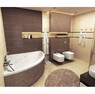 Комплект 2 в 1 - Ванна EXCELLENT Glamour 150x150 (Универсальная), каркас для ванны (MR-02)