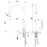 Смеситель Lemark Plus Shape LM1705C для кухни