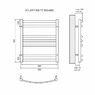 Полотенцесушитель водяной Lemark Atlantiss П7 LM32607RBL 500x600, черный