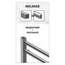 Полотенцесушитель электрический Lemark Melange LM49810E П10 500x800, левый/правый